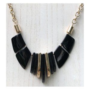 Black & Gold Statement Necklace